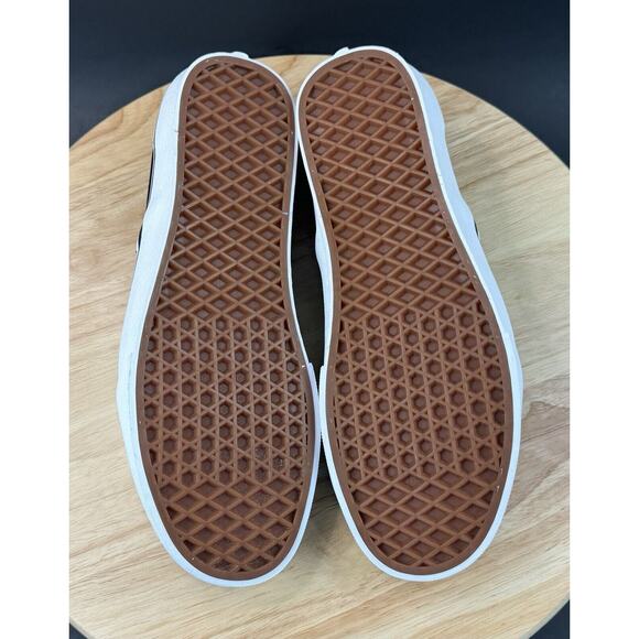 Vans Classic Slip-On Fruit’ Skull Black White Canvas Shoes Sz Men 8.5 Women 10 - Picture 11 of 13
